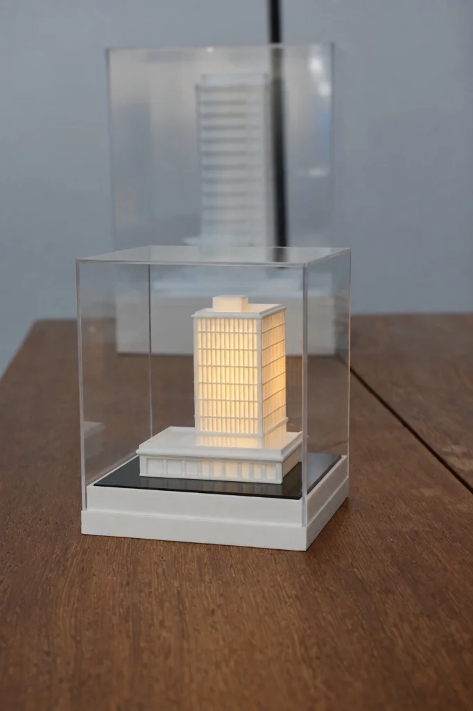 Estudos em escala de mini maquetes físicas
